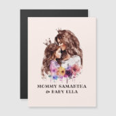 Carte Magnétique Bond adorable maman et fille (8) (Devant / Derrière)