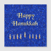 Carte Magnétique Bonne Hanoukka (Devant)