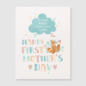 Carte Magnétique Bonne Première Fête des mères pour la belle-fille (Devant)