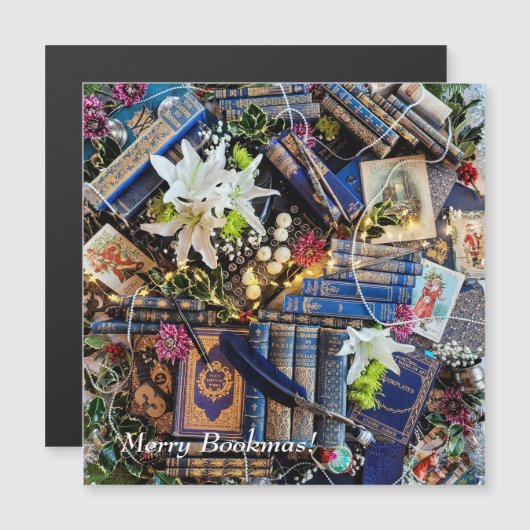 Carte Magnétique Bookmas de joyeux maximalistes (Devant / Derrière)