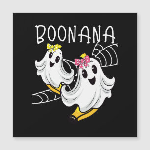 Carte Magnétique Boonana Fantôme Mignon Banane Halloween