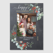 Carte magnétique Botanique Rustique Chalkboard Hol (Devant)