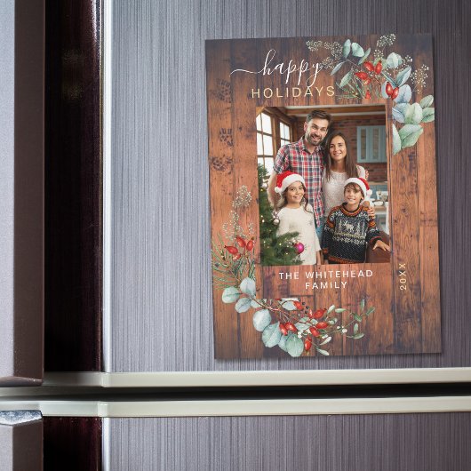 Carte magnétique Botanique Rustique Cherry Wood Ho