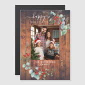 Carte magnétique Botanique Rustique Cherry Wood Ho (Devant / Derrière)