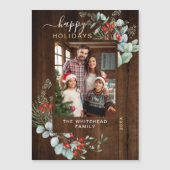 Carte magnétique Botanique Rustique Dark Wood Holi (Devant)