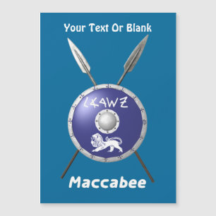 Carte Magnétique Bouclier Maccabee Et Paroles