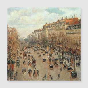 Carte Magnétique Boulevard Montmartre-Eremitage Camille Pissarro