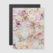 Carte Magnétique Bouquet de fleurs (Devant / Derrière)