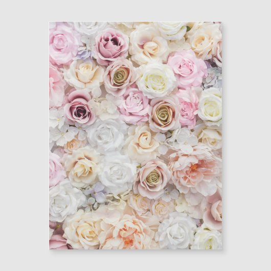 Carte Magnétique Bouquet de fleurs (Devant)
