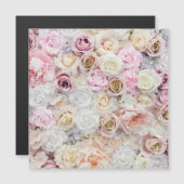 Carte Magnétique Bouquet de fleurs (Devant / Derrière)