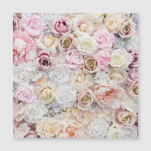 Carte Magnétique Bouquet de fleurs (Devant)