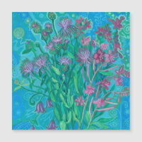 Bouquet de fleurs d'été fleur sauvage peinture flo
