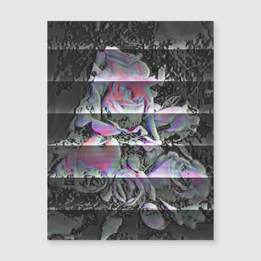 Carte Magnétique Bouquet Techno (Devant)