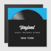 Carte Magnétique Boutique vinyle (Devant / Derrière)