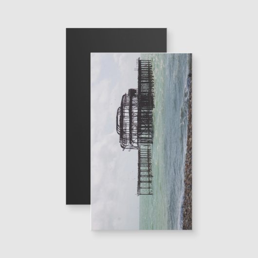 Carte Magnétique Brighton West Pier (Devant / Derrière)
