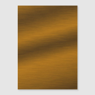 Carte Magnétique Bronze Brossé Faux Élégant