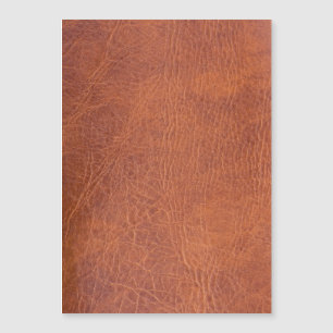 Carte Magnétique Brown leather