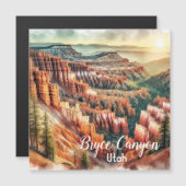 Carte Magnétique Bryce Canyon, Parc National de l'Utah (Devant / Derrière)
