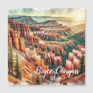 Carte Magnétique Bryce Canyon, Parc National de l'Utah