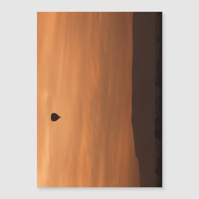 Carte Magnétique Bulle à air chaud (Devant)