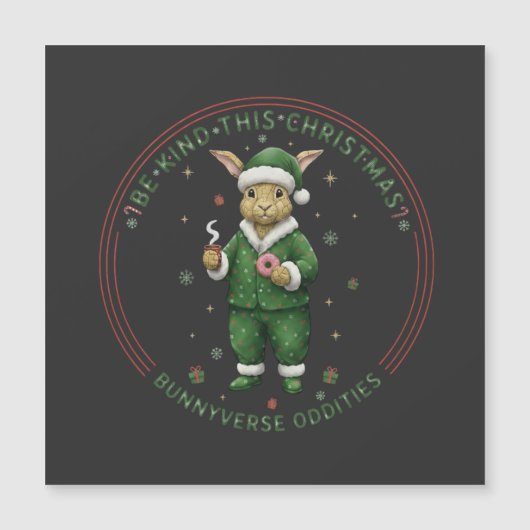 Carte Magnétique Bunnyverse christmas (Devant)