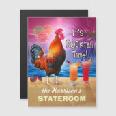 Carte Magnétique Cabine de grand luxe drôle de croisière de (Devant / Derrière)