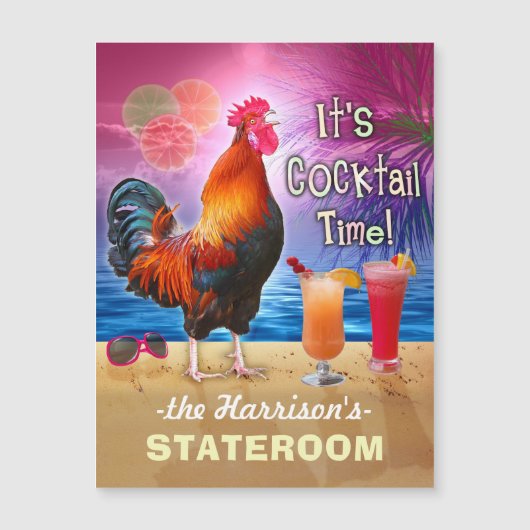 Carte Magnétique Cabine de grand luxe drôle de croisière de (Devant)