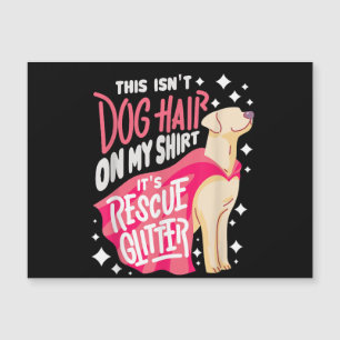 Carte Magnétique Cadeau de chien de sauvetage Je ne sais pas si c'e