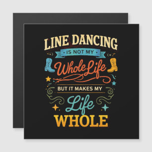 Carte Magnétique Cadeau de danseur de toute une vie pour la danse e