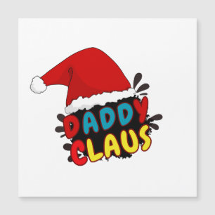Carte Magnétique Cadeau du père Noël