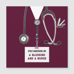 Carte Magnétique Cadeaux d'appréciation pour infirmières