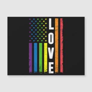 Carte Magnétique Cadeaux gay pride Hommes Femmes LGBT Arc-en-ciel D