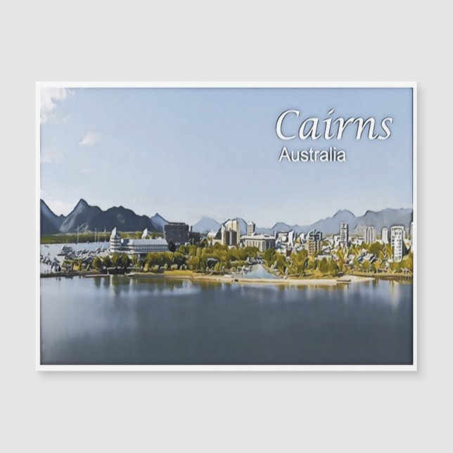 Carte Magnétique Cairns - Australie - (Devant)