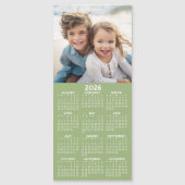 Carte Magnétique Calendrier 1 Collage de photos - Peut modifier Sag (Devant)