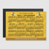Carte Magnétique Calendrier 2017 (voir description pour nouvelle ve (Devant / Derrière)