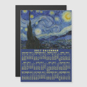 Carte Magnétique Calendrier 2017 (Voir la description pour la nouve (Devant / Derrière)