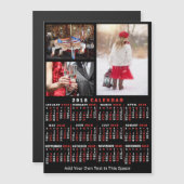 Carte Magnétique Calendrier 2018 (Voir la description pour la nouve (Devant / Derrière)
