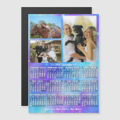 Carte Magnétique Calendrier 2018 (Voir la description pour la nouve (Devant / Derrière)