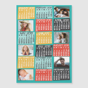 Carte Magnétique Calendrier 2019 (Voir la description pour la nouve
