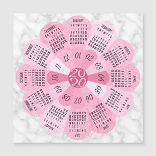 Carte Magnétique Calendrier 2020 (Voir la description pour la nouve