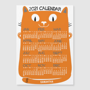 Carte Magnétique Calendrier 2021 (Voir la description pour la nouve