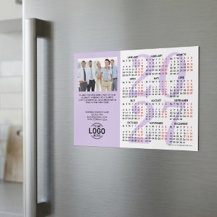 Carte magnétique calendrier 2027 photo de logo lil