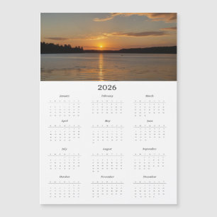 Carte Magnétique Calendrier avec Photo Calendrier Magnétique de l