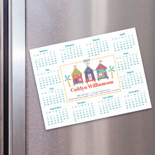 Carte Magnétique Calendrier de l'agent immobilier 2027 Maison de pl