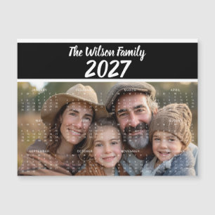 Carte Magnétique Calendrier de photos de famille 2025