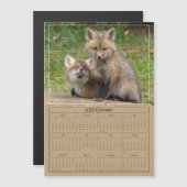 Carte Magnétique Calendrier des yeux d'amour (Devant / Derrière)