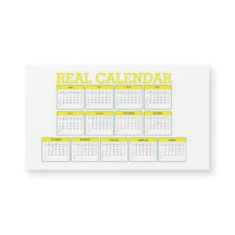 calendrier fixe réel