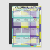 Carte Magnétique Calendrier magnétique 2024 (Devant / Derrière)