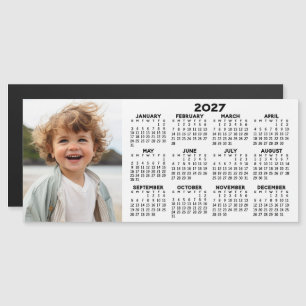 Carte Magnétique Calendrier magnétique 2027 avec collage de photos