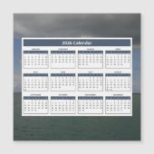 Carte Magnétique Calendrier magnétique de l'océan Atlantique 2026 (Devant)